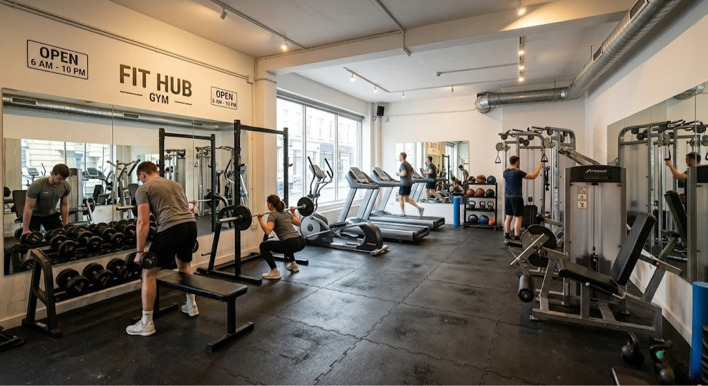 Low Budget and Small Gym Interior Design in Lucknow