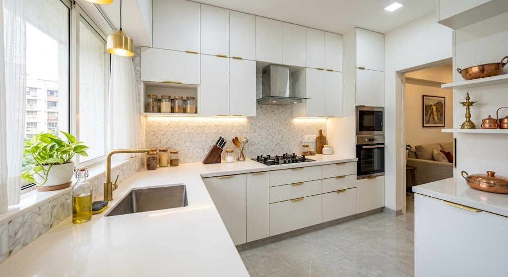 Modular Kitchen Design for 2HK Homes in Lucknow