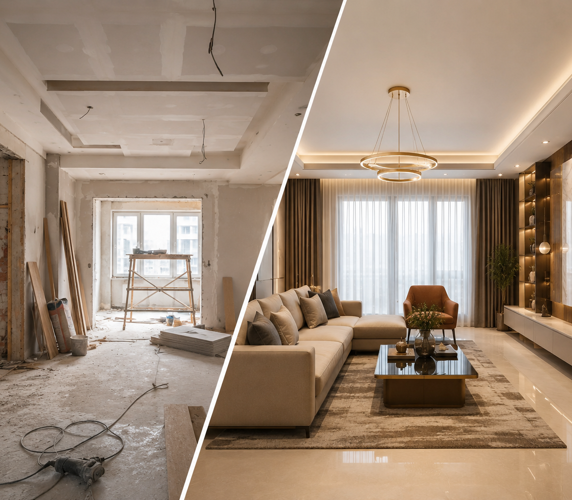 Home Renovation vs Home Interior Design: What's the Difference?