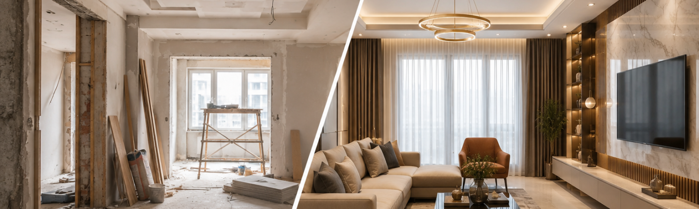 Home Renovation vs Home Interior Design: What's the Difference?