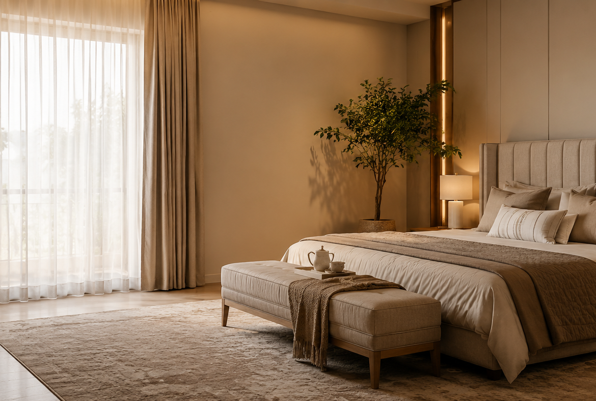 Bedroom interior design ideas for a calm and premium feel.